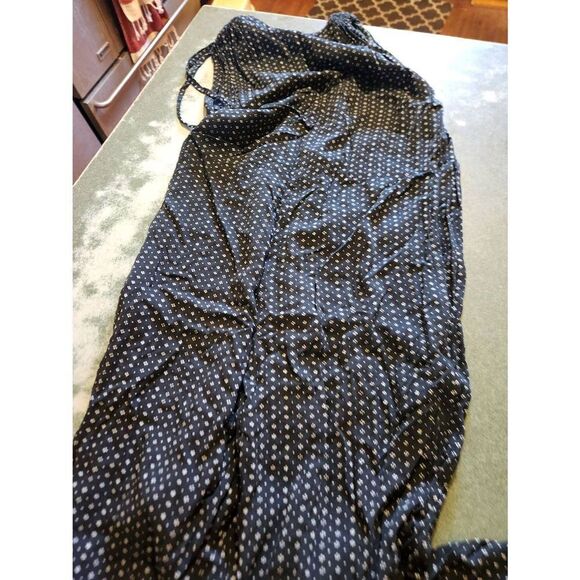 Hatch The Twilight Maternity Postpartum Jumpsuit: Black White Batik Floral sz P - Picture 4 of 4